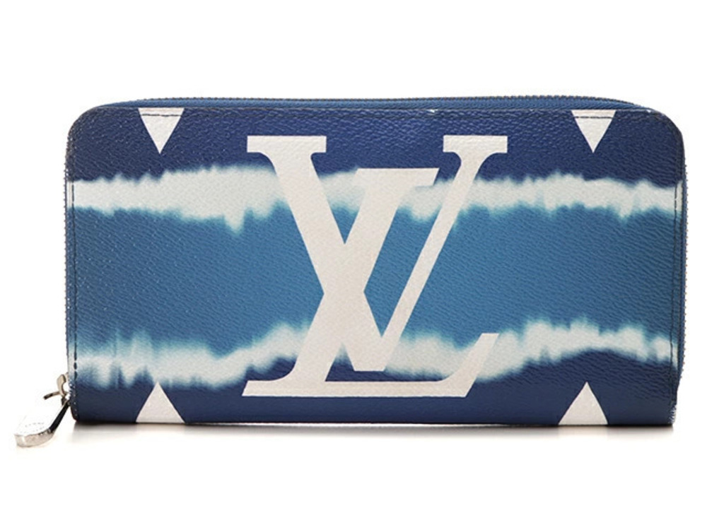 LOUIS VUITTON Zippy Wallet LV Escale Round Zip Long Blue